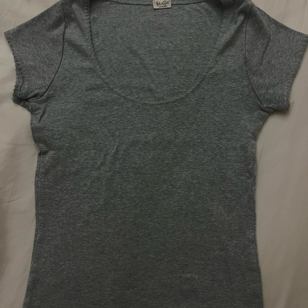 John Galt Silver Basic Scoop Top - image 2